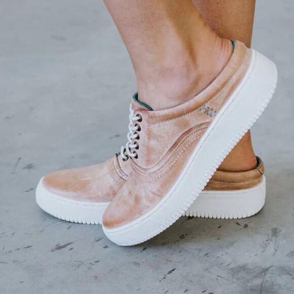 NEW ROAN Bed Stu Zania Sneaker Slip On Distressed Leather Tan Womens 7.5 - Picture 10 of 12